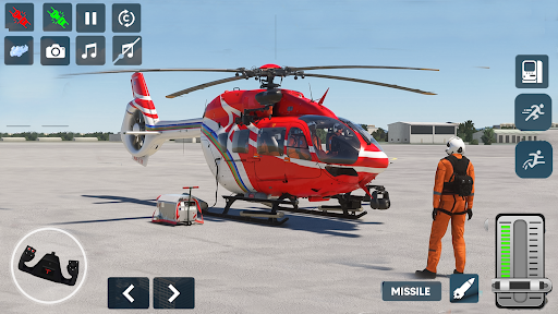 Helicopter Flying Pilot Sim 3D ekran görüntüsü