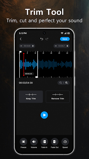 Audio Editor: Trim, Cut, Merge ekran görüntüsü