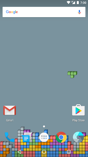 Falling Blocks Live Wallpaper ekran görüntüsü
