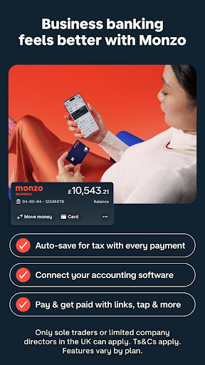Monzo Bank - Mobile Banking ekran görüntüsü