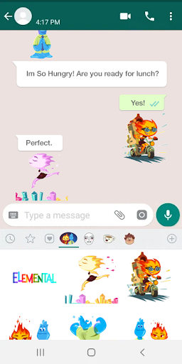 Pixar Stickers: Elemental ekran görüntüsü