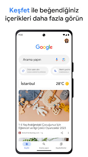 Google ekran görüntüsü