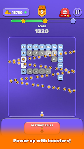 Brick Breaker: Ball Crusher ekran görüntüsü