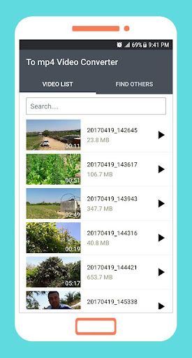 To mp4 3gp webm Video Converte ekran görüntüsü