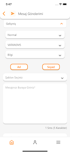 VatanSMS | Başlıklı Toplu SMS ekran görüntüsü