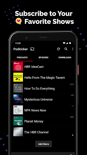 Podkicker - Podcast App Player ekran görüntüsü