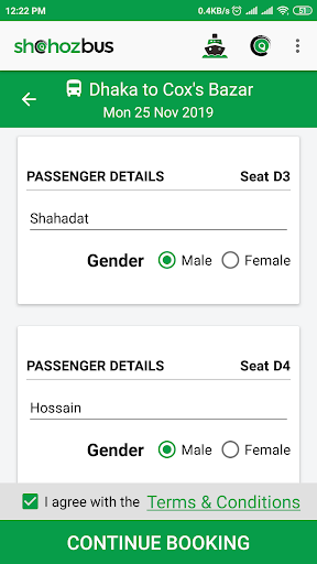Shohoz - Buy Bus Tickets ekran görüntüsü