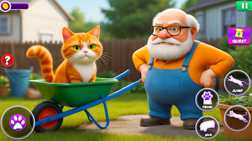 Bad Cat vs Angry Granny: Prank ekran görüntüsü