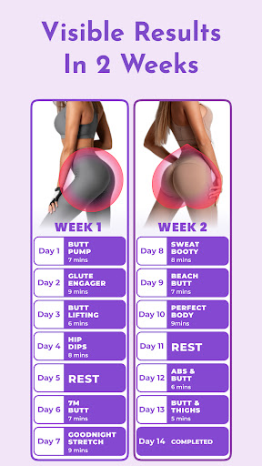 Butt Workout & Fitness Coach ekran görüntüsü