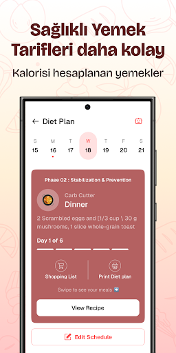 Diet Plan: Kilo Verme Planı ekran görüntüsü