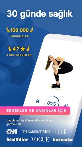 Fitify ile Isınma ve Soğuma ekran görüntüsü