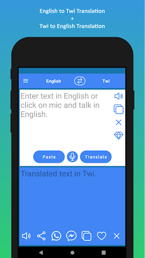 English to Twi Translator ekran görüntüsü