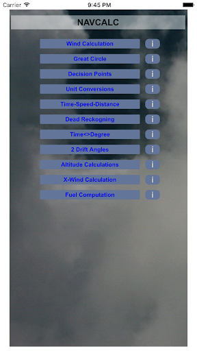 Aviation NavCalc ekran görüntüsü