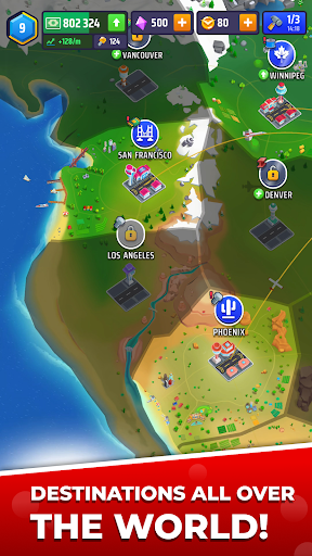 Idle Airplane Inc. Tycoon ekran görüntüsü