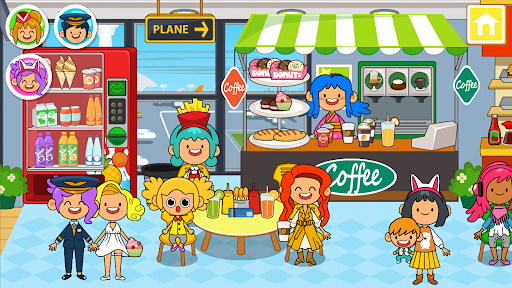 My Pretend Airport Travel Town ekran görüntüsü
