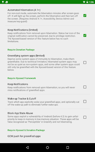 Greenify (Donation Package) ekran görüntüsü