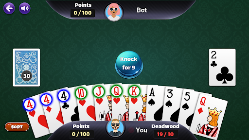 Gin Rummy Classic - Offline ekran görüntüsü