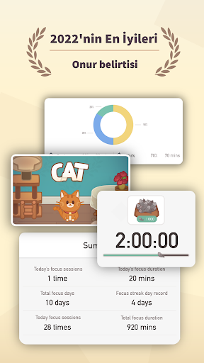 Striving: Pomodoro Zamanlayıcı ekran görüntüsü