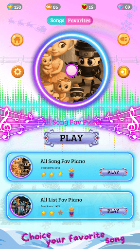 Ballerina Cappucino Piano Game ekran görüntüsü