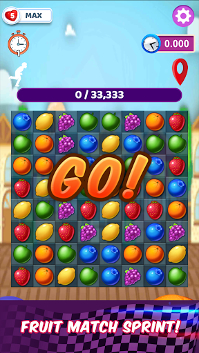 Fruit Match Sprint ekran görüntüsü