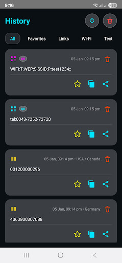 QR Code Scanner & Generator ekran görüntüsü