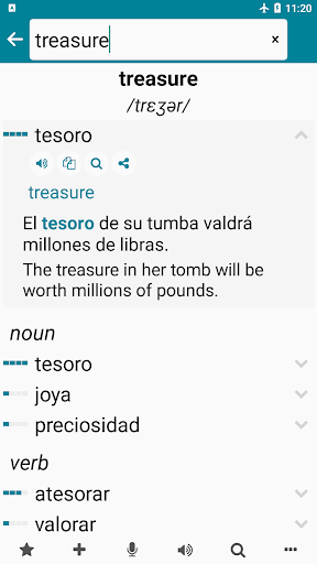 Spanish - English ekran görüntüsü