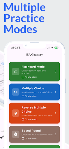 ISA Glossary ekran görüntüsü