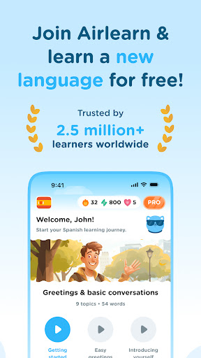 Airlearn - Dil Öğrenme ekran görüntüsü