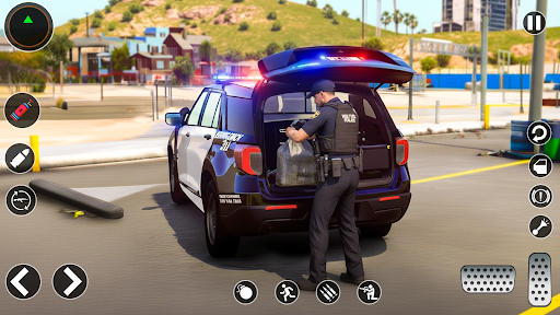 Police Car Chase Cop Sim Games ekran görüntüsü