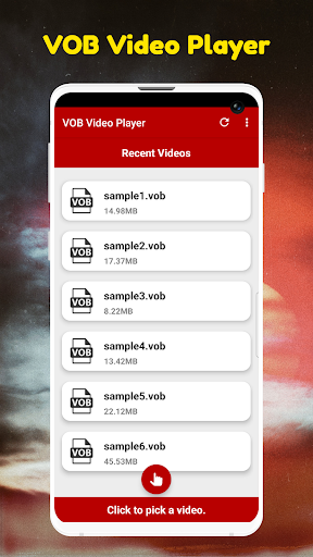 VOB Video Player ekran görüntüsü