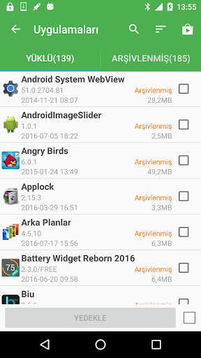 Süper Yedekleme: SMS & Kişiler ekran görüntüsü