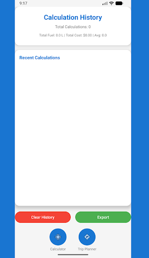 Fuel Consumption Calculator ekran görüntüsü