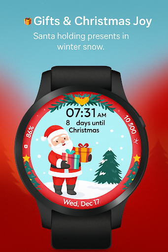 Christmas Timer WatchFace ekran görüntüsü
