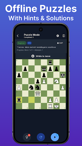 Chess - Puzzles Offline ekran görüntüsü