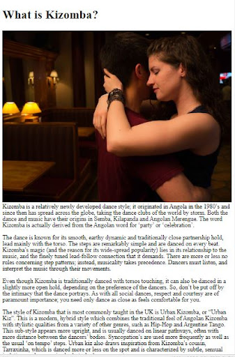 How to Kizomba Dance ekran görüntüsü