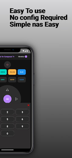Remote for Europesat tv ekran görüntüsü