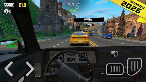 Racing in Car 2021 ekran görüntüsü
