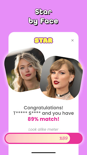 Star by Face: Celeb Look Alike ekran görüntüsü