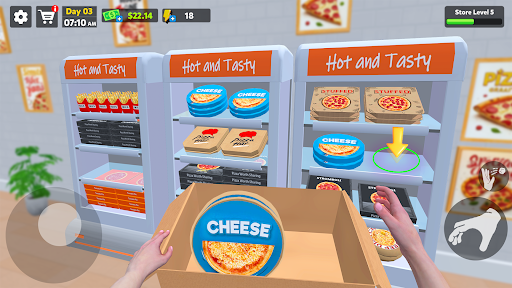 Pizza Shop Simulator 3D ekran görüntüsü