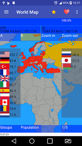 World Map ekran görüntüsü
