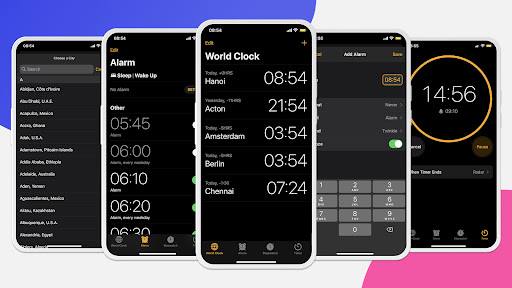 Clock Phone 16, Alarm & Timer ekran görüntüsü