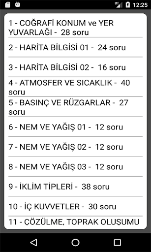 TYT AYT Coğrafya Soru Bankası ekran görüntüsü