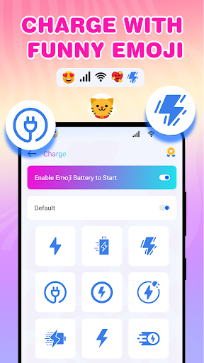 Emoji Battery - Battery Icon ekran görüntüsü