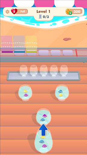 Fish in the bowl - sort puzzle ekran görüntüsü