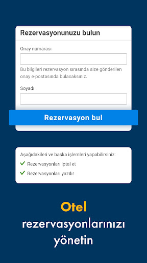 eBooking ile Otel Rezervasyonu ekran görüntüsü