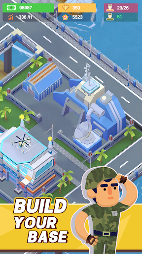 Idle Military School Tycoon 2 ekran görüntüsü