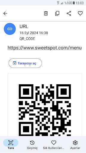 QR kod okuyucu - Reklam yok ekran görüntüsü