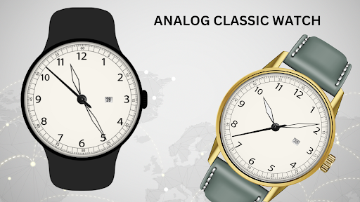 Analog Classic Watch Face ekran görüntüsü