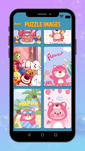 Cute Pink Bear Jigsaw Puzzle ekran görüntüsü