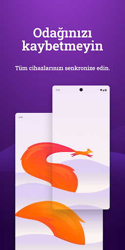 Firefox Hızlı ve Özel Tarayıcı ekran görüntüsü